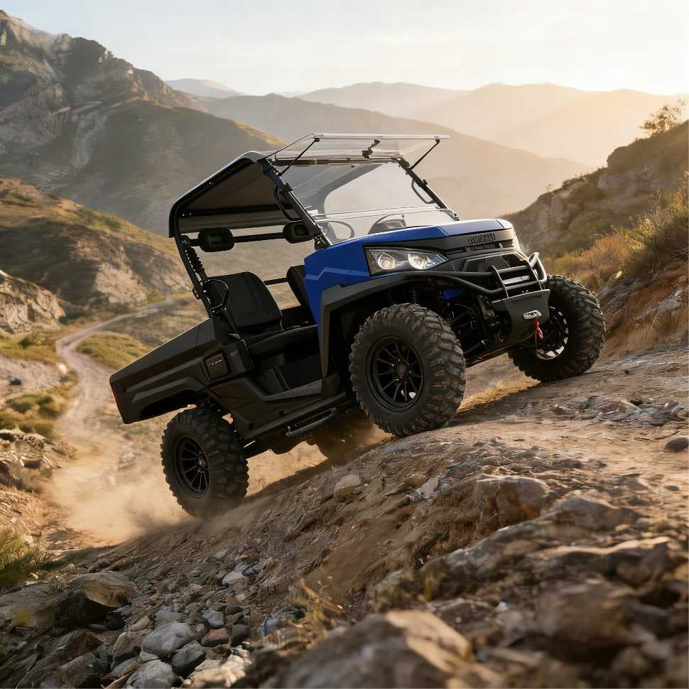 73,6 В 150 Ач 4WD электрический UTV PKE EPS без ключа для охоты на ферме