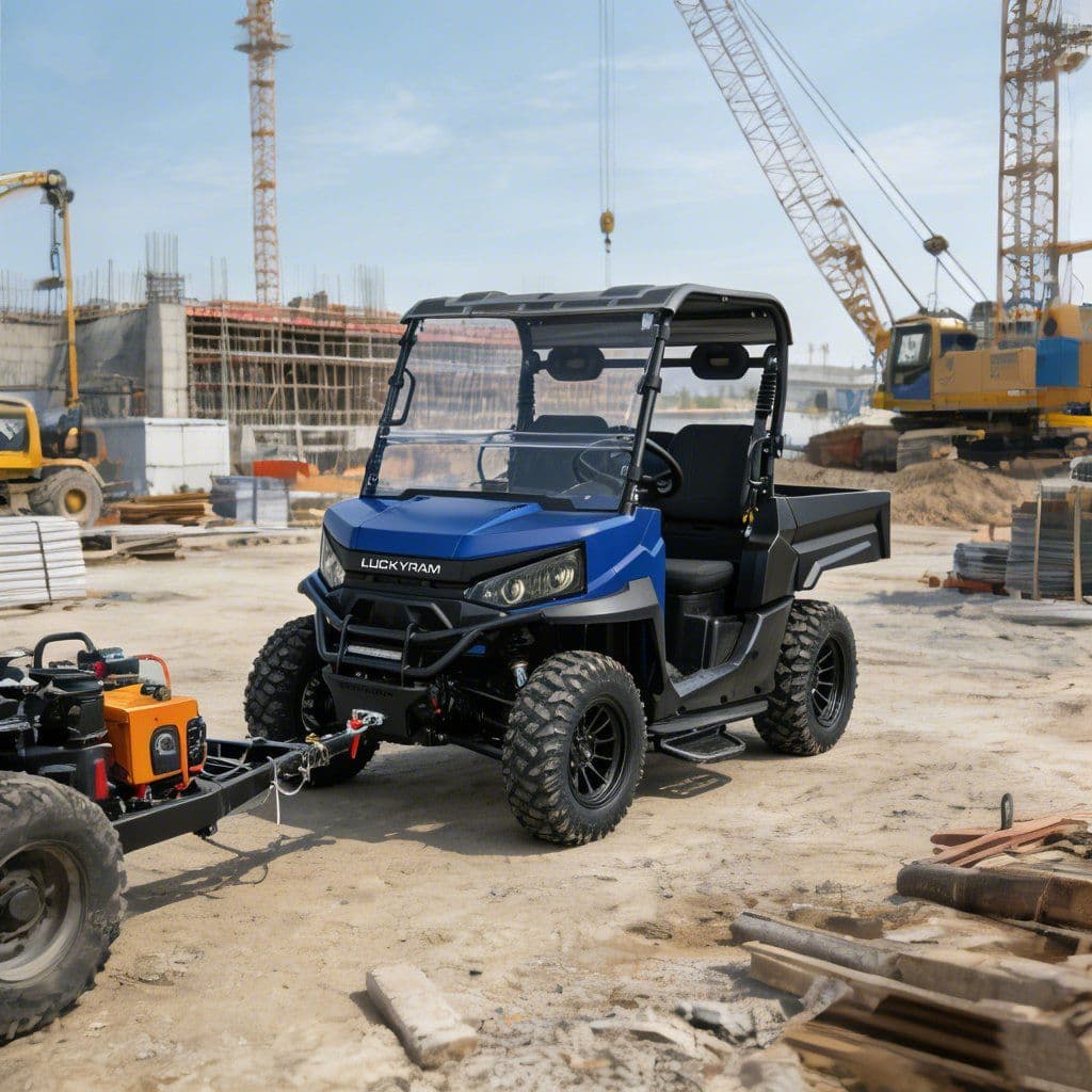 Электрический двигатель переменного тока UTV мощностью 10 кВт, литиевая батарея 4WD, 73,6 В, 400 мм, болотный ход