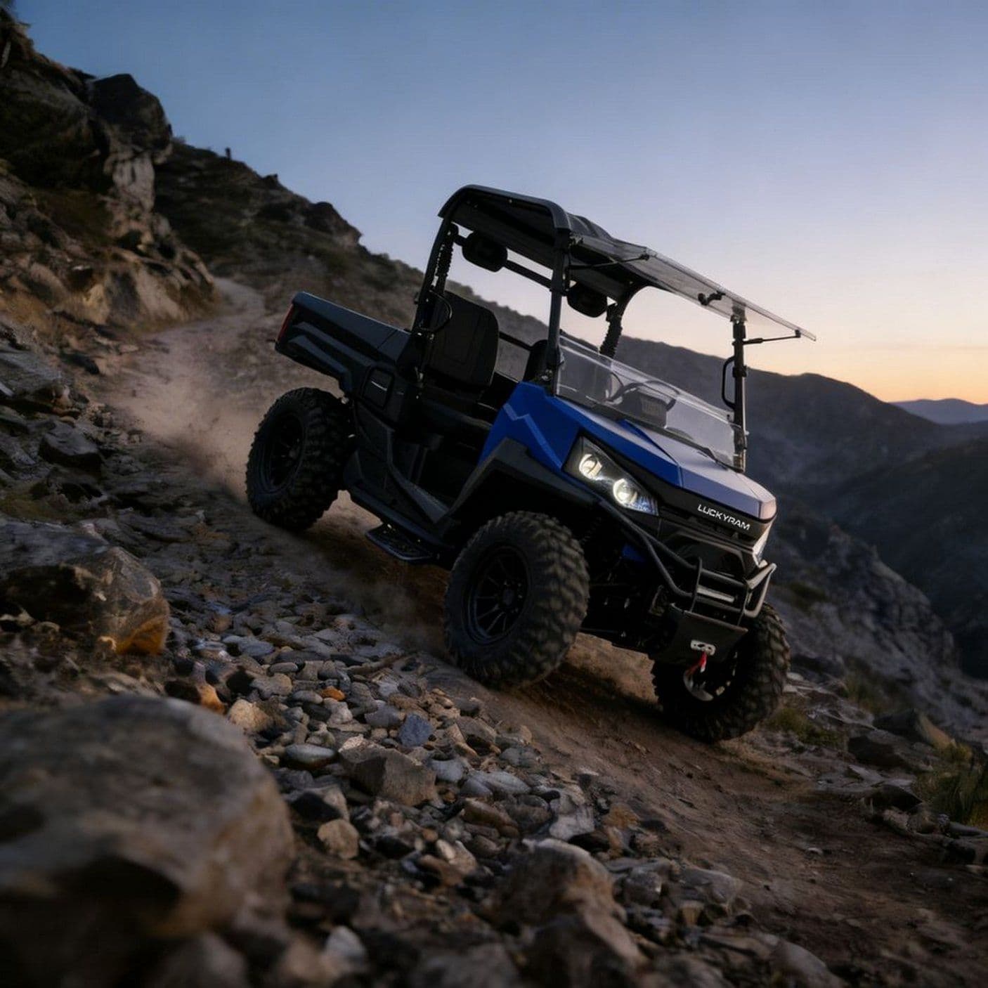 Farm Electric UTV PKE Keyless 4WD 14-дюймовые шины, двигатель переменного тока 10 кВт