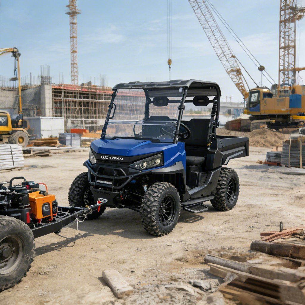 Ранчо работает UTV 4WD 10KW двигатель переменного тока 670 кг, загрузка буксировки 1000 кг